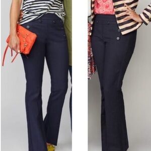 CAbi Mariner Sailor Pant Trouser Nautical Navy Buttons